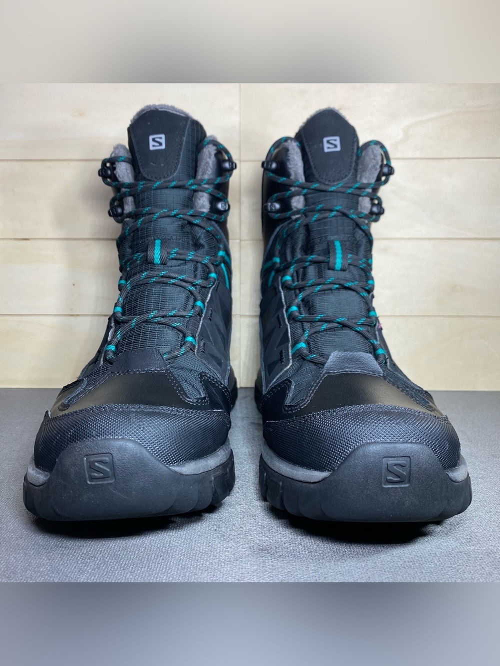 Salomon Chaoten TS CSWP Hiking Boots Black Women's Size 8 Shoes Waterproof - Picture 5 of 10